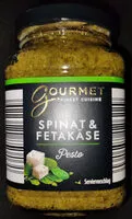 Sokerin määrä sisällä Pesto - Spinat & Fetakäse