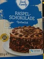 Jumlah gula yang masuk Raspelschokolade, Vollmilch