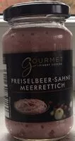 Suhkru kogus sees Preiselbeer-Sahne-Meerrettich