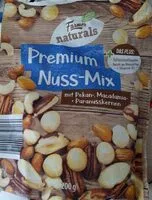 Zuckermenge drin Premium Nuss-Mix mit Pekan-, Macadamia- und Paranusskernen