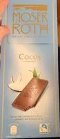 Cantidad de azúcar en Cocos Schokolade