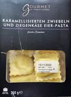 Zuckermenge drin Frische Ravioloni mit karamellisierten Zwiebeln und Ziegenkäse