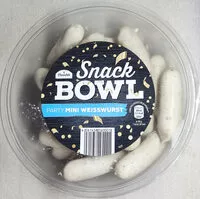 Zuckermenge drin Snack Bowl - Party-Mini-Weißwurst