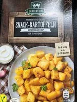 Jumlah gula yang masuk Snack-Kartoffeln mit Knoblauch-Dip