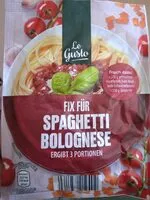 Amount of sugar in Fix für Spaghetti Bolognese