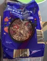 Sokerin määrä sisällä Knuspermüsli