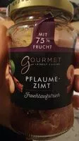 入っている砂糖の量 Fruchtaufstrich Pflaume-Zimt