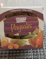 Sokerin määrä sisällä Physalis