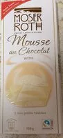 Cantidad de azúcar en Mousse au Chocolat Weiss