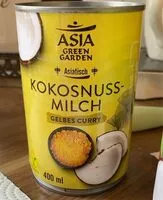 İçindeki şeker miktarı Kokosnussmilch - Gelbes Curry