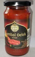 İçindeki şeker miktarı Sambal Oelek - scharf
