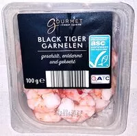 Sokerin määrä sisällä Black Tiger Garnelen