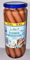 Amount of sugar in Schinken-Bockwürstchen XXL