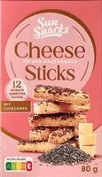 Amount of sugar in Cheese Sticks