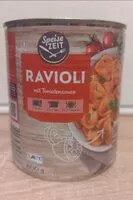 Amount of sugar in Ravioli mit Tomatensoße