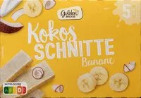 Sokerin määrä sisällä Kokos-Schnitte - Banane