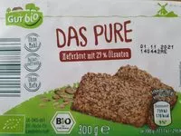 Zuckermenge drin Das Pure Haferbrot mit 29% Ölsaaten
