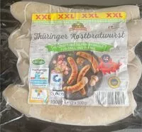 入っている砂糖の量 Thüringer Rostbratwurst
