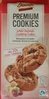 Cantidad de azúcar en Premium Cookies - White Chocolate Cranberry Cookies