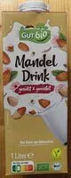 入っている砂糖の量 Bio-Mandeldrink gesüßt & geröstet