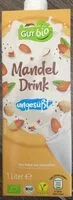 入っている砂糖の量 Bio-Mandeldrink ungesüßt & geröstet