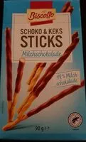 Количество сахара в Schoko und Keks Sticks