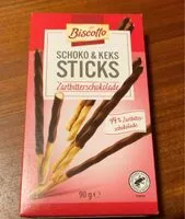 Cantidad de azúcar en Schoko & Keks Sticks