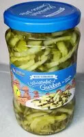 Zuckermenge drin Wurstsalat-Gurken in Streifen