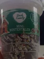 Zuckermenge drin Mini Wintertaler