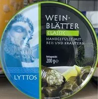 Zuckermenge drin Weinblätter - Classic