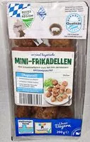 Suhkru kogus sees Bayerische Mini-Frikadellen