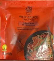 Cantidad de azúcar en Wok-Sauce süss chilli