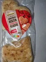 Zuckermenge drin Frühstücks-Herzen zum Aufbacken - Klassik
