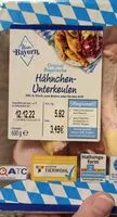 Suhkru kogus sees Hänchen Unterkeulen