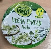 Jumlah gula yang masuk Vegan spread herbs