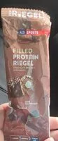 Zuckermenge drin Filled Protein Riegel