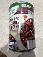 Suhkru kogus sees Dark Red Kidney Beans