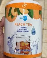 Cantidad de azúcar en Peach Tea Drink Mix