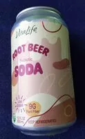 入っている砂糖の量 Root Beer Prebiotic Soda
