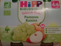 入っている砂糖の量 Délices de Fruits Pommes Raisins