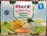 Количество сахара в Tagliatelles Légumes Colin d'Alaska