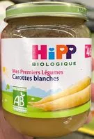 Sokerin määrä sisällä Carottes Blanches