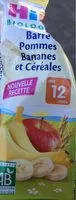 含糖量 Barre Pommes Bananes et Céréales