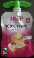 Количество сахара в 100% Fruits Pommes Ananas Pêches