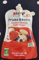 含糖量 Fruits a boire pomme banane fruits rouges