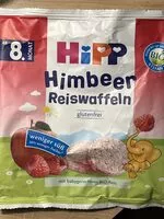 Suhkru kogus sees Himbeer Reiswaffeln