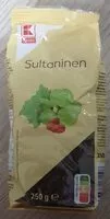 Amount of sugar in Sultaninen