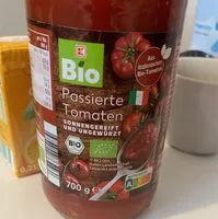 चीनी की मात्रा Bio passierte tomaten