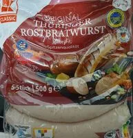 İçindeki şeker miktarı Thüringer Rostbratwurst