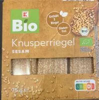 İçindeki şeker miktarı Knusperriegel sesam